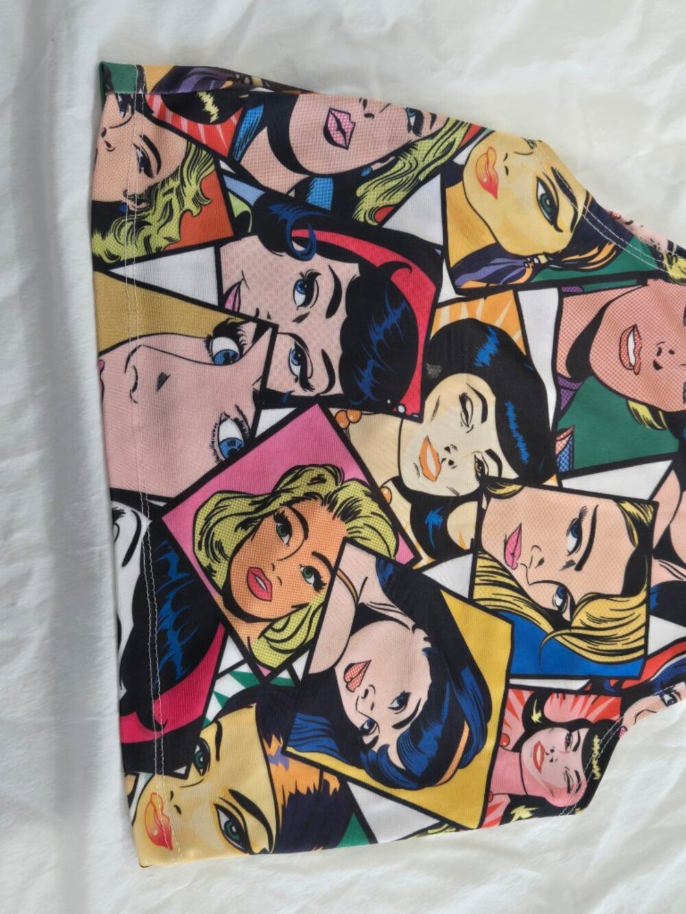 Vintage Y2K 2000s K Too Graphic Pop Art Comics Roy Lichtenstein Crop Top S - Picture 9 of 9